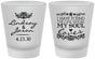 Custom Wedding Frosted Shot Glasses - Found My Soul | 390