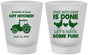 Custom Wedding Frosted Shot Glasses - Got Hitched Tractor | 397