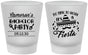 Custom Bachelor Party Frosted Shot Glasses - Siesta Fiesta Mexican | 40000
