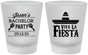 Custom Bachelor Party Frosted Shot Glasses - Viva La Fiesta Mexican | 40001