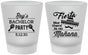 Custom Bachelor Party Frosted Shot Glasses - Fiesta No Manana | 40002