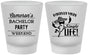 Custom Bachelor Party Frosted Shot Glasses - Hast La Vista Single Life | 40003