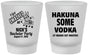 Custom Bachelor Party Frosted Shot Glasses - Fiesta Mexican | 40004