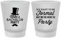 Custom Bachelor Party Frosted Shot Glasses - Formal | 40007