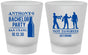 Custom Bachelor Party Frosted Shot Glasses - Bar Crawl | 40010