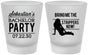 Custom Bachelor Party Frosted Shot Glasses - Strip Club | 40017