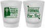 Custom Bachelor Party Frosted Shot Glasses - Golf Par Tee | 40043