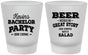 Custom Bachelor Party Frosted Shot Glasses - Great Story | 40057