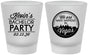 Custom Bachelor Party Frosted Shot Glasses - Last Vegas | 40060