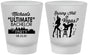 Custom Bachelor Party Frosted Shot Glasses - Last Vegas | 40062