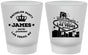 Custom Bachelor Party Frosted Shot Glasses - Las Vegas | 40069