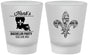 Custom Bachelor Party Frosted Shot Glasses - New Orleans | 40074