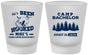 Custom Bachelor Party Frosted Shot Glasses - Fishing | 40080