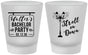 Custom Bachelor Party Frosted Shot Glasses - Mardi Gras | 40092
