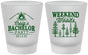 Custom Bachelor Party Frosted Shot Glasses - Camping | 40093