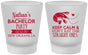 Custom Bachelor Party Frosted Shot Glasses - Crawfish Boil | 40094