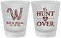 Custom Wedding Frosted Shot Glasses - Monogram Hunt Is Over | 406
