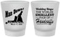 Custom Wedding Frosted Shot Glasses - Man Down | 407