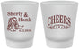 Custom Wedding Frosted Shot Glasses - Cheers Cowboy | 411