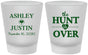 Custom Wedding Frosted Shot Glasses - The Hunt Is Over | 422