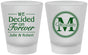 Custom Wedding Frosted Shot Glasses - Monogram | 435