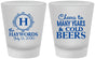 Custom Wedding Frosted Shot Glasses - Cheers To Cold Beers | 439