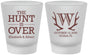 Custom Wedding Frosted Shot Glasses - Monogram | 442