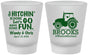 Custom Wedding Frosted Shot Glasses - Tractor Hitchin | 448