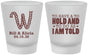 Custom Wedding Frosted Shot Glasses - To Have And To Hold | 449