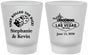Custom Wedding Frosted Shot Glasses - Las Vegas | 455