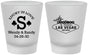 Custom Wedding Frosted Shot Glasses - Las Vegas | 456
