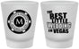 Custom Wedding Frosted Shot Glasses - Las Vegas | 458