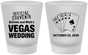 Custom Wedding Frosted Shot Glasses - Las Vegas | 465