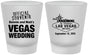 Custom Wedding Frosted Shot Glasses - Las Vegas | 466