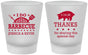 Custom Wedding Frosted Shot Glasses - I Do Barbecue Bbq | 470