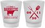 Custom Wedding Frosted Shot Glasses - I Do Barbecue Bbq | 471