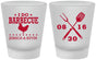 Custom Wedding Frosted Shot Glasses - I Do Barbecue Bbq | 472