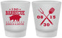 Custom Wedding Frosted Shot Glasses - I Do Barbecue Bbq | 473