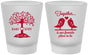 Custom Wedding Frosted Shot Glasses - Love Birds | 481