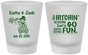 Custom Wedding Frosted Shot Glasses - Tractor Hitchin | 489
