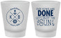 Custom Wedding Frosted Shot Glasses - Nautical | 495