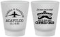 Custom Wedding Frosted Shot Glasses - Destination | 496