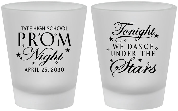 Custom Prom Frosted Shot Glasses - Tonight We Dance | 50000