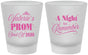 Custom Prom Frosted Shot Glasses - Send Off | 50006