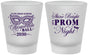 Custom Prom Frosted Shot Glasses - Masquerade Ball | 50010