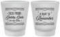 Custom Prom Frosted Shot Glasses - Gatsby Gala | 50012