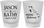 Custom Wedding Frosted Shot Glasses - Bahamas | 506