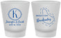 Custom Wedding Frosted Shot Glasses - Barbados | 508