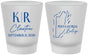 Custom Wedding Frosted Shot Glasses - Belize | 510