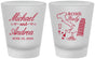 Custom Wedding Frosted Shot Glasses - Italy | 515